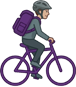 Icône cycliste